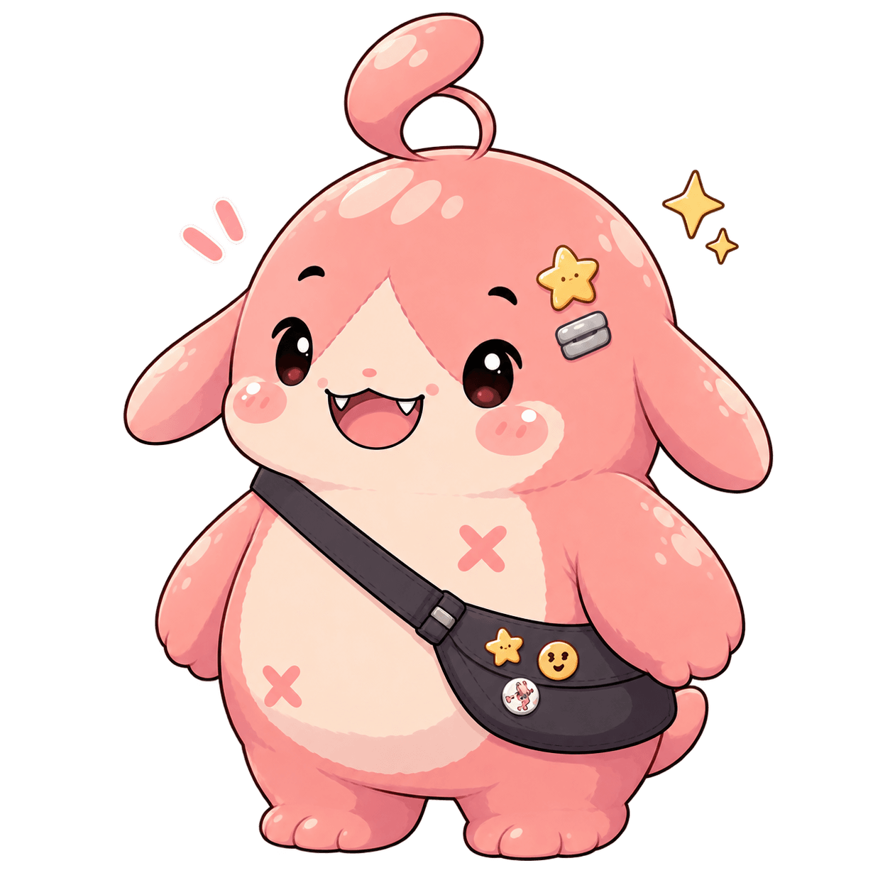Drift’s pink mascot — a fluffy long-eared character with a star hair clip